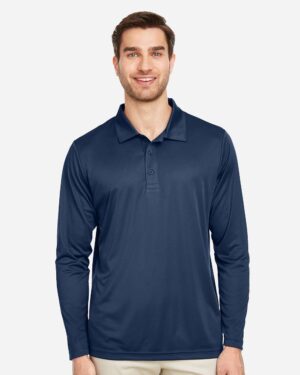Team 365 Men's Zone Performance Long Sleeve Polo - Image 10