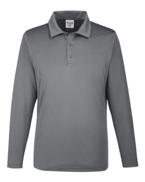Team 365 Men's Zone Performance Long Sleeve Polo - Image 19