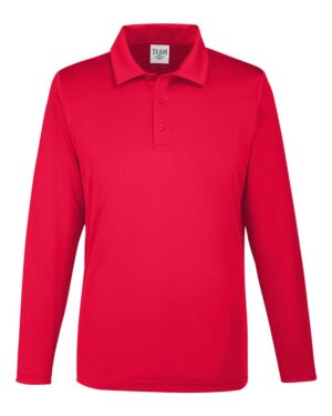 Team 365 Men's Zone Performance Long Sleeve Polo - Image 25