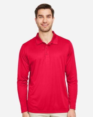 Team 365 Men's Zone Performance Long Sleeve Polo - Image 28