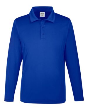 Team 365 Men's Zone Performance Long Sleeve Polo - Image 31