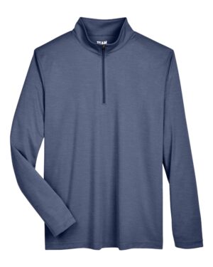Team 365 Men's Zone Sonic Heather Performance Quarter-Zip Pullover - Image 16
