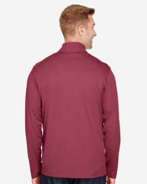Team 365 Men's Zone Sonic Heather Performance Quarter-Zip Pullover - Image 30