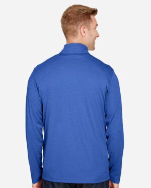 Team 365 Men's Zone Sonic Heather Performance Quarter-Zip Pullover - Image 40