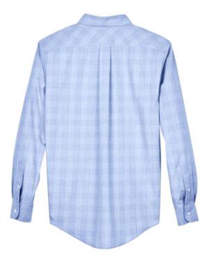 Devon & Jones Men's Crown Collection® Glen Plaid Woven Dress Shirt - Image 7