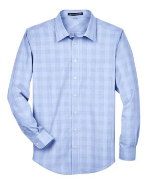 Devon & Jones Men's Crown Collection® Glen Plaid Woven Dress Shirt - Image 6