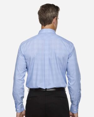 Devon & Jones Men's Crown Collection® Glen Plaid Woven Dress Shirt - Image 10