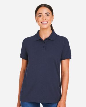 Harriton Women's Valiant Cotton Snag Protect Polo - Image 16