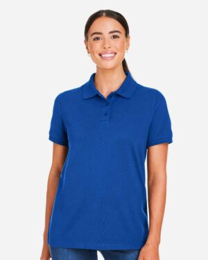 Harriton Women's Valiant Cotton Snag Protect Polo - Image 28