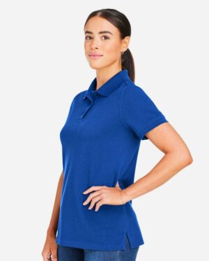 Harriton Women's Valiant Cotton Snag Protect Polo - Image 29