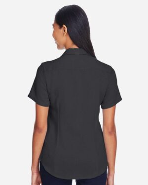 Harriton Women's Bahama Cord Camp Shirt - Image 5