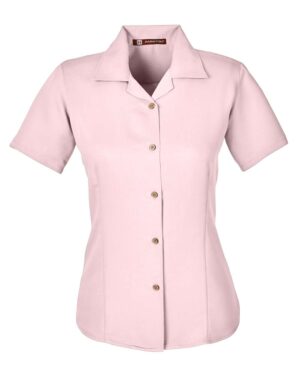 Harriton Women's Bahama Cord Camp Shirt - Image 6