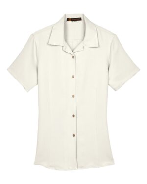 Harriton Women's Bahama Cord Camp Shirt - Image 16