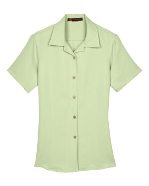 Harriton Women's Bahama Cord Camp Shirt - Image 21