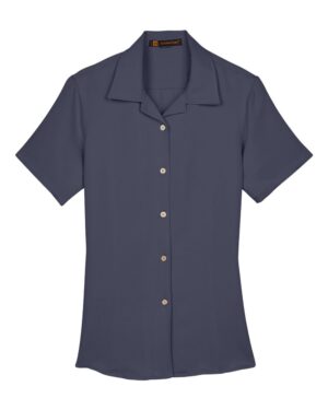 Harriton Women's Bahama Cord Camp Shirt - Image 26