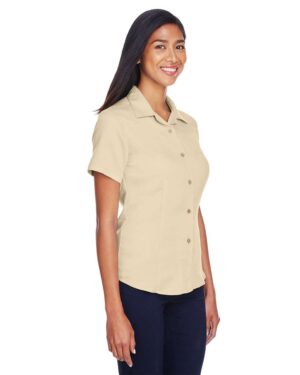 Harriton Women's Bahama Cord Camp Shirt - Image 34