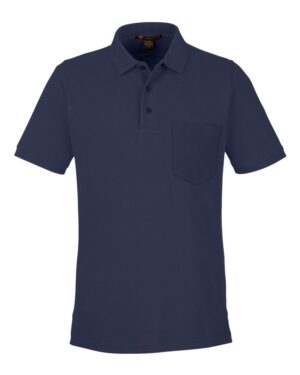 Harriton Men's Valiant Cotton Snag Protect Pocket Polo - Image 13