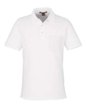 Harriton Men's Valiant Cotton Snag Protect Pocket Polo - Image 19