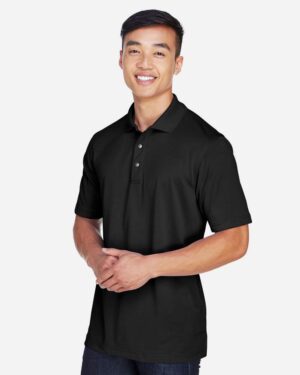 Harriton Men's Advantage Snag Protection Plus IL Snap Placket Polo - Image 4