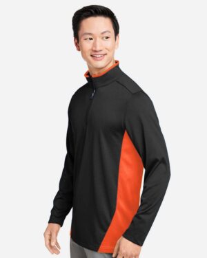 Harriton Men's Flash Snag Protection Plus IL Colorblock Quarter-Zip Pullover - Image 17