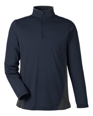 Harriton Men's Flash Snag Protection Plus IL Colorblock Quarter-Zip Pullover - Image 19