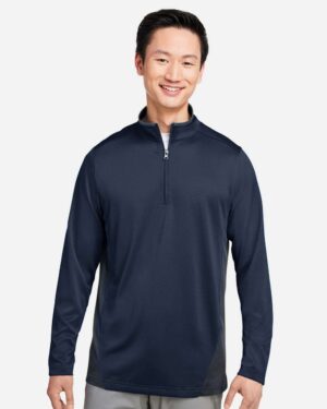Harriton Men's Flash Snag Protection Plus IL Colorblock Quarter-Zip Pullover - Image 22