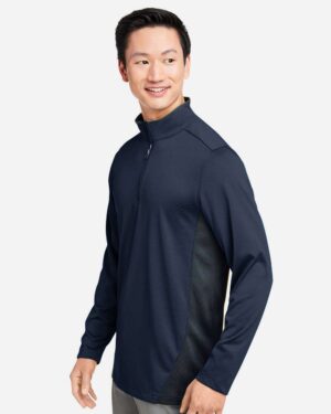 Harriton Men's Flash Snag Protection Plus IL Colorblock Quarter-Zip Pullover - Image 23