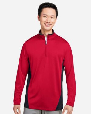 Harriton Men's Flash Snag Protection Plus IL Colorblock Quarter-Zip Pullover - Image 28