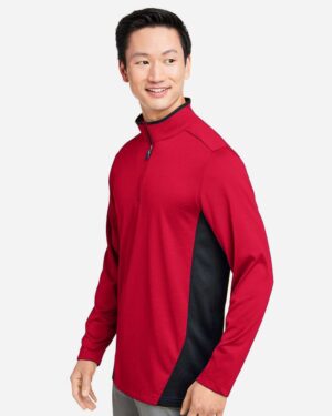 Harriton Men's Flash Snag Protection Plus IL Colorblock Quarter-Zip Pullover - Image 29