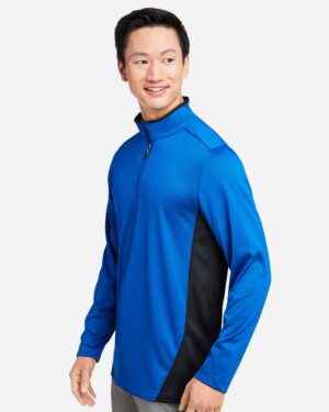 Harriton Men's Flash Snag Protection Plus IL Colorblock Quarter-Zip Pullover - Image 35