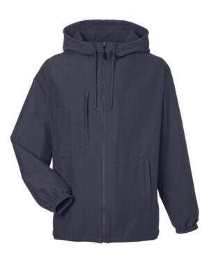 Harriton Unisex Flex Twill Hooded Jacket - Image 7