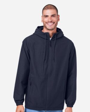Harriton Unisex Flex Twill Hooded Jacket - Image 16
