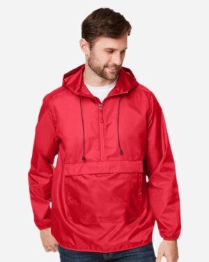 Team 365 Unisex Zone Protect Packable Anorak Jacket - Image 22