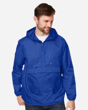 Team 365 Unisex Zone Protect Packable Anorak Jacket - Image 28