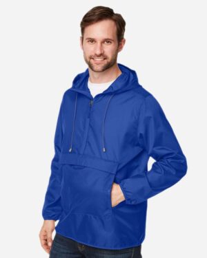 Team 365 Unisex Zone Protect Packable Anorak Jacket - Image 29