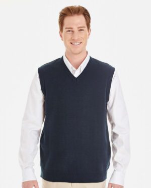Harriton Men's Pilbloc™ V-Neck Sweater Vest - Image 6