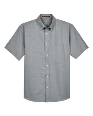 Harriton Men's Oxford Short Sleeve with Stain-Release - Image 11