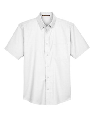 Harriton Men's Oxford Short Sleeve with Stain-Release - Image 16