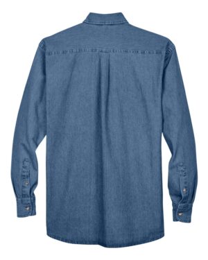 Harriton Men's Denim Shirt - Image 7