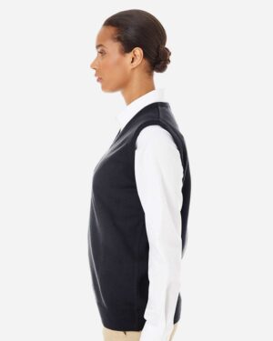 Harriton Women's Pilbloc™ V-Neck Sweater Vest - Image 3