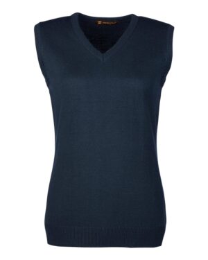 Harriton Women's Pilbloc™ V-Neck Sweater Vest - Image 5
