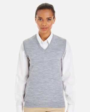 Harriton Women's Pilbloc™ V-Neck Sweater Vest - Image 10