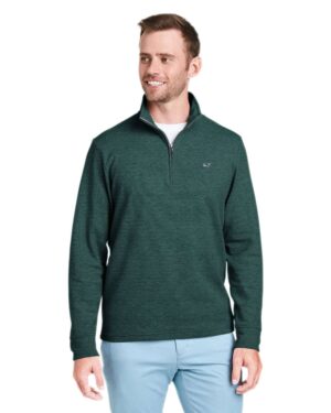 vineyard vines Men's Saltwater Quarter-Zip Pullover - Image 4