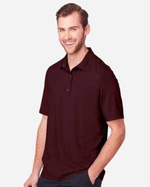 North End Men's JAQ Snap-Up Stretch Performance Polo - Image 9