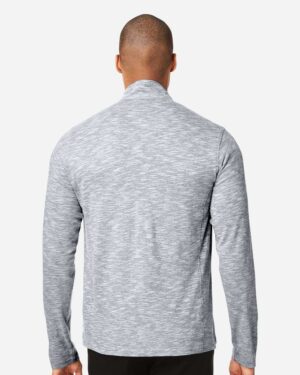 North End Men's Eclipse Jacquard Quarter-Zip Pullover - Image 6