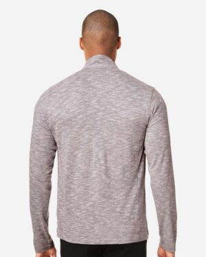 North End Men's Eclipse Jacquard Quarter-Zip Pullover - Image 12
