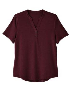 North End Women's JAQ Snap-Up Stretch Performance Polo - Image 6