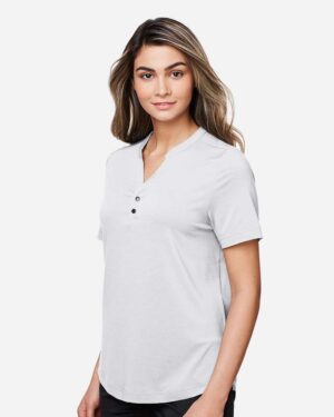 North End Women's JAQ Snap-Up Stretch Performance Polo - Image 34