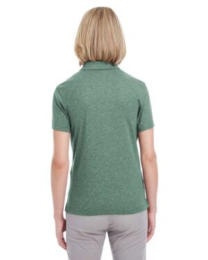 UltraClub Women's Heathered Pique Polo - Image 4