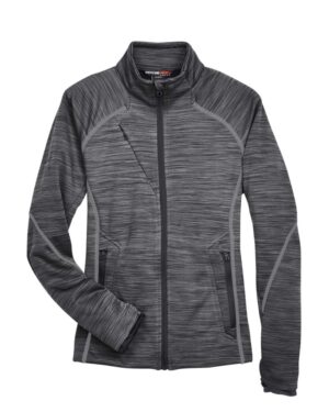 North End Women's Flux Mélange Bonded Fleece Jacket - Image 6